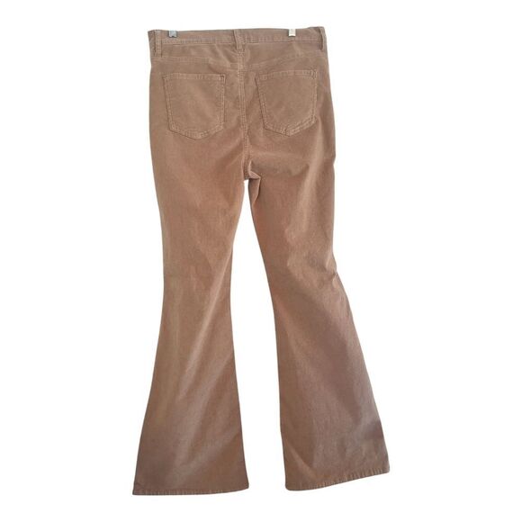 Corduroy Flare pants Camel Tan 11 Cotton Stretch Hi Rise 5 Pocket Altar'd State - Picture 4 of 16